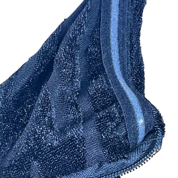 Miscreants Black Velvet Burnout Strapless Mini Dress & Matching Gloves UK14 NWT - Picture 7 of 14